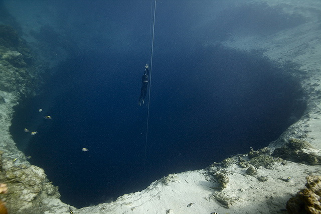 Deans Blue Hole diving